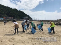 영덕 피서지 쾌적한 환경 만들기 구슬땀