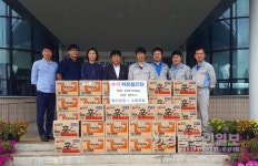 영신정공, 추석 맞아 소외 이웃에 쌀·라면 기탁