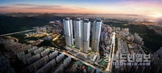 초역세권 시지 코오롱하늘채 스카이뷰 공개