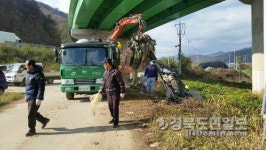 고령 대가야읍 일량5개리 일대 환경정화활동