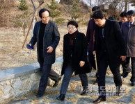 임이자 의원, 상주 공검지 방문