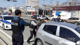 칠곡署, 편의점 대상 강력사건 대비 모의훈련