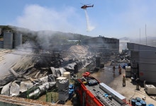 경산 시너공장 펑 전쟁터 방불