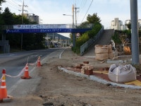 영덕군 치매안심센터 출구 늑장공사… 보행자 안전은?