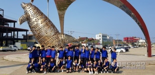 경북중부중, 학생해양수련교실 진행