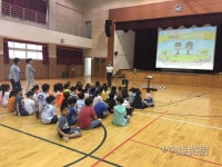 포남署, 구룡포초교서 어린이 교통안전 교육