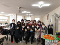칠곡 석적읍 우방신천지타운부녀회, 신년 맞아 어르신들에 떡국나눔 행사