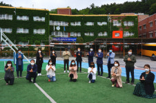 포항 명도학교 교직원들 덕분에 챌린지 동참