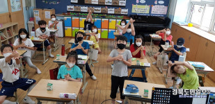 칠곡 동명동부초 전교생 덕분에 챌린지 참여