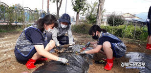 청도 풍각중학교 자유학기 텃밭 활동 프로그램운영