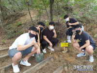 구미 사곡고 희망원정대 동아리, 효자봉 산악 위치표지판 설치