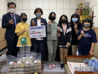 영주서부초 봉사동아리, 수제송편 기탁