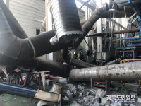 구미 AGC화인테크노, 원인미상 폭발… 9명 경상