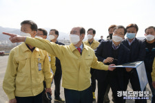 이승율 청도군수, 농경지 상습침수지역 방문