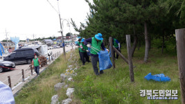영덕군 병곡면새마을회, 고래불해수욕장 환경정화활동 실시