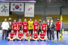 선산중, 태백산기핸드볼전국대회 우승 쾌거