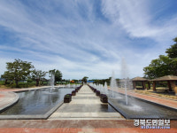 울진 왕피천공원 터널분수, 거울연못 새단장