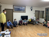 이창재 김천부시장, 방역·폭염대비 경로당 방문