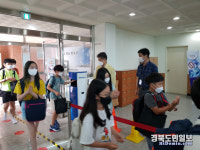 구미교육지원청,학교현장 방역사항 점검
