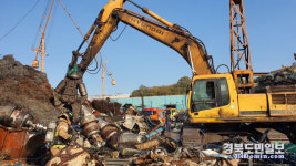 경산소방서, 화재현장 드론 활용 효율적 진압으로 진화시간 단축