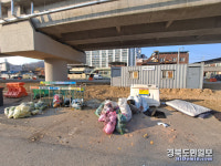 영주 구성공원, 쓰레기 무단투기로 몸살