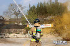칠곡소방서, 목조문화재 합동소방훈련 실시