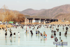 안동 암산 유원지에서 겨울추억 만들어요