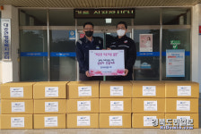 현대제철 포항공장, 경로당 설맞이 선물세트 전달