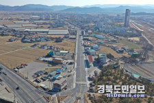 경주 안강 중앙로 왕복 4차선 전면 개통