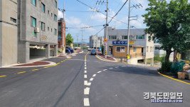 경산시 진량읍, 평사2리 도시계획도로 확장 개통으로 교통체증 해소