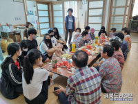 청도 풍각중학교, 봉사 동아리 마을회관 봉사활동