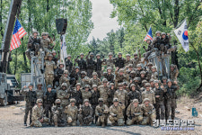 한미 장병 하나되어 상용교량 구축 훈련 실전처럼