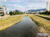 쾌적한 도시환경 제공 경산시, 남천강변 하상정비 실시