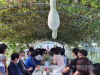 도시소비자와 함께하는 팜파티서 김천 농산물 홍보