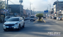 예천 남본 교차로 인근 불법주정차 몸살