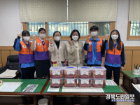 구미전자공고 인터렉트, 김치 40㎏ 기부