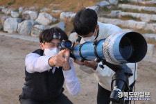 영덕 병곡중, 개기월식 천체관측교실 운영