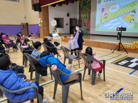 청도 금천초등학교, 교통안전지킴이 교통안전 내가 먼저 실천해요