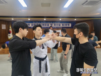 경산署 현장 대응력 향상 체포술·호신술 교육