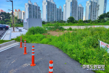 경주 황성동 공영주차장 옆 도시계획도로 오는 10월 준공