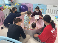 누리봉사회, 누리영타운 행복한 부모교육 및 영아 오감놀이 재능기부