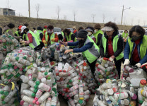 농협경산시지부와  압량농협, 영농後 환경愛 영농폐기물 수거 및 캠페인