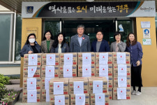 최동석 협성토건 대표, 경주 월성동 경로당에 후원물품 전달