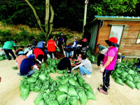 포항시 양학동행정복지센터, 장마 대비 모래주머니 제작