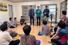 최경길 신임 경주 용강동장, 경로당 방문 인사