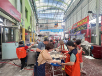 상주 남원동, 어르신 300명 대상 닭죽 나눔행사