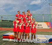 상주 우석여고, 전국체전 소프트테니스 금빛 활약