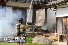 칠곡소방서, 2025년 상반기 목조문화유산 및 산불진화 합동소방훈련 실시