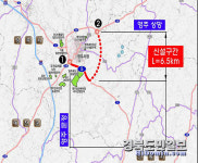 영주시 문정동~상망동 국도 28호선으로 연결
