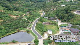 청도 신봉~교촌도로 확포장공사 완료